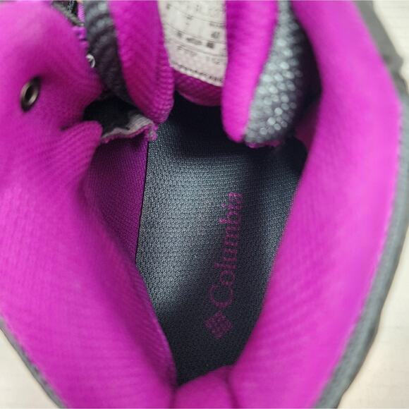 Columbia Crestwood Mid Waterproof Hiking Lace Up Leather Boots Women Size 9 New - Picture 8 of 11